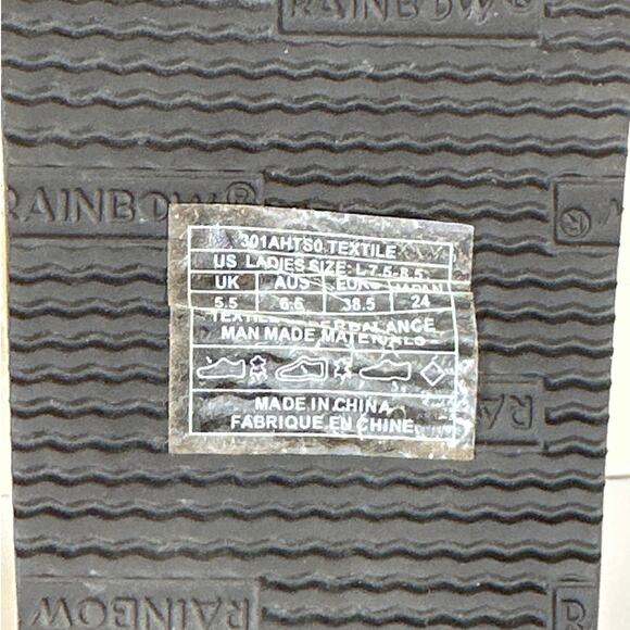 Rainbow Women's Single Layer Hemp Top Sandals Strap with Arch Support Natural L - Picture 10 of 10